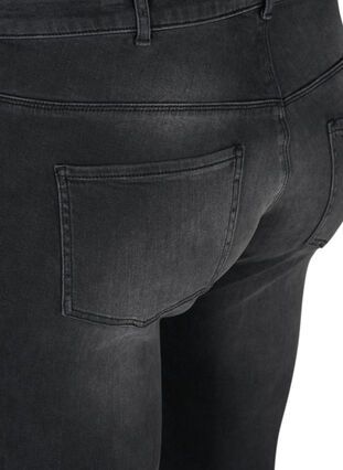 Sanna jeans with frayed edges, Grey Denim, Packshot image number 3