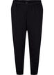 Loose cotton trousers with pockets, Black, Packshot image number 0