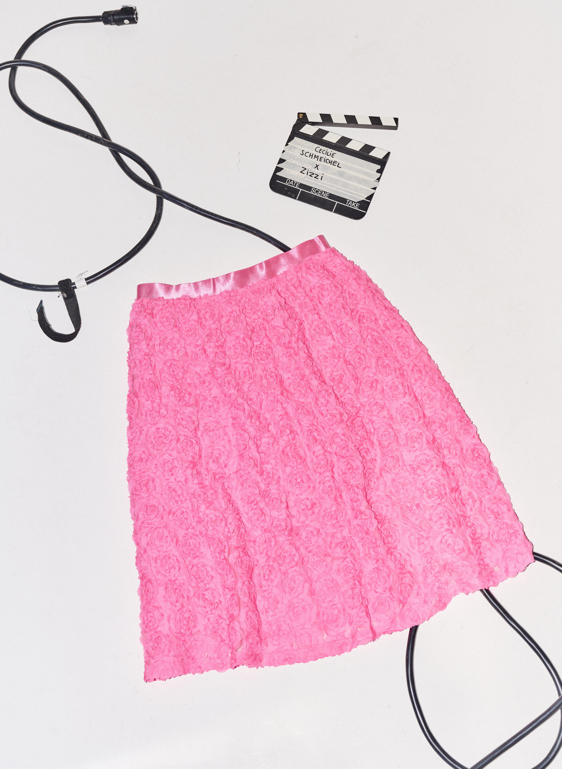 Zizzifashion Midi skirt with 3D flowers, Dianthus, Image image number 0