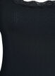 Tank top with lace trim and eyelet embroidery, Black, Packshot image number 2