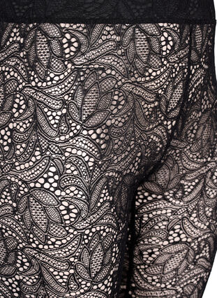 Lace leggings, Black, Packshot image number 2