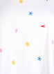 T-shirt in organic cotton with embroidered motifs, White, Packshot image number 2
