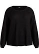 Soft knit with a round neck, Black, Packshot image number 0