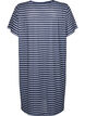 FLASH - Striped dress with short sleeves, Night S. W. Stripe, Packshot image number 1