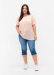 T-shirt with studs and round neck, Pale Blush, Model image number 3