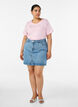 Organic cotton t-shirt with hearts, Rose, Model image number 1