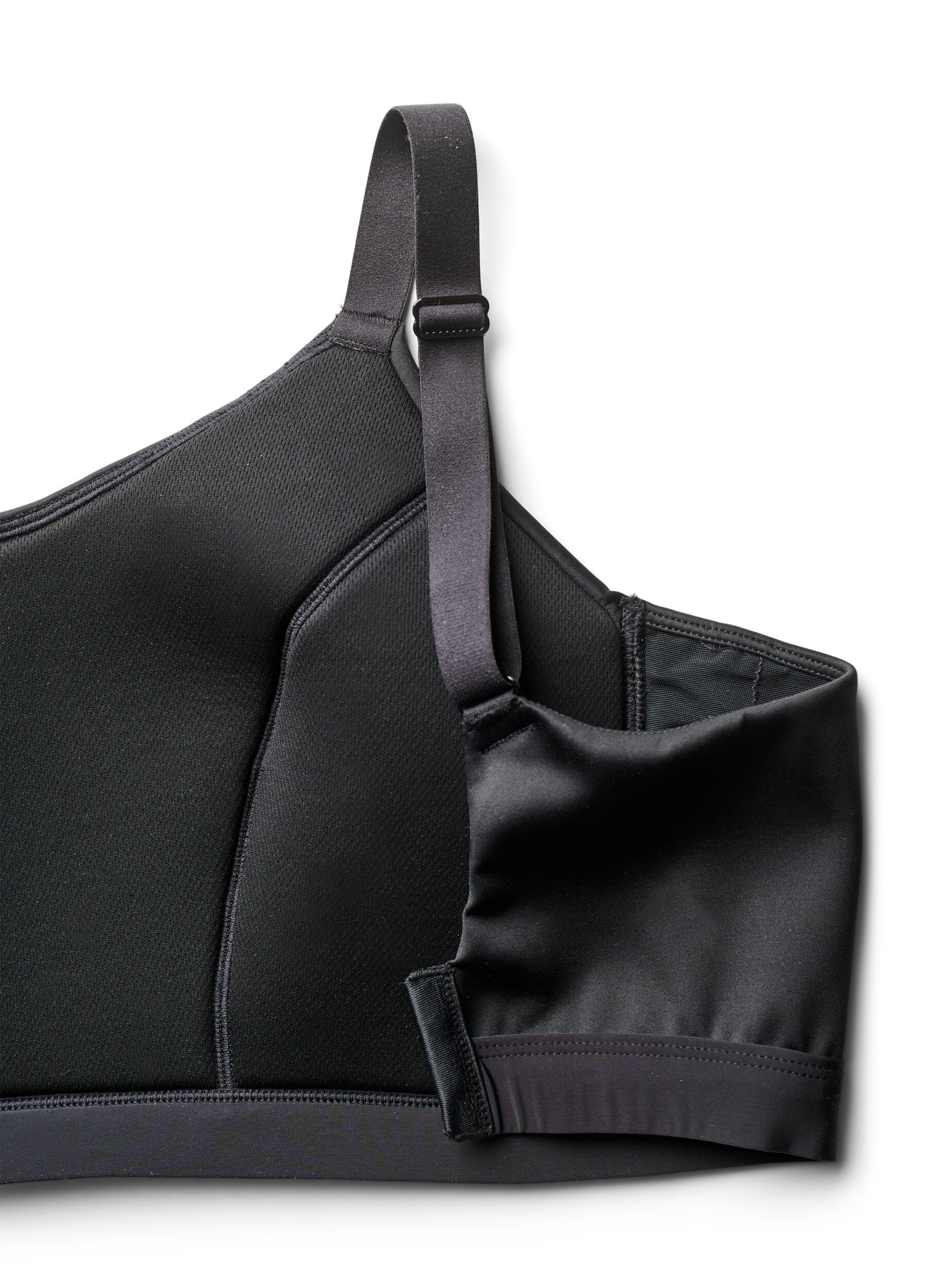 ZizzifashionLightly padded sports bra, Black, Packshot image number 3