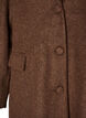 Wool blend coat with lapels and buttons, Brown, Packshot image number 2