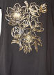 Cotton T-shirt with gold foil print, Dark Grey, Packshot image number 2