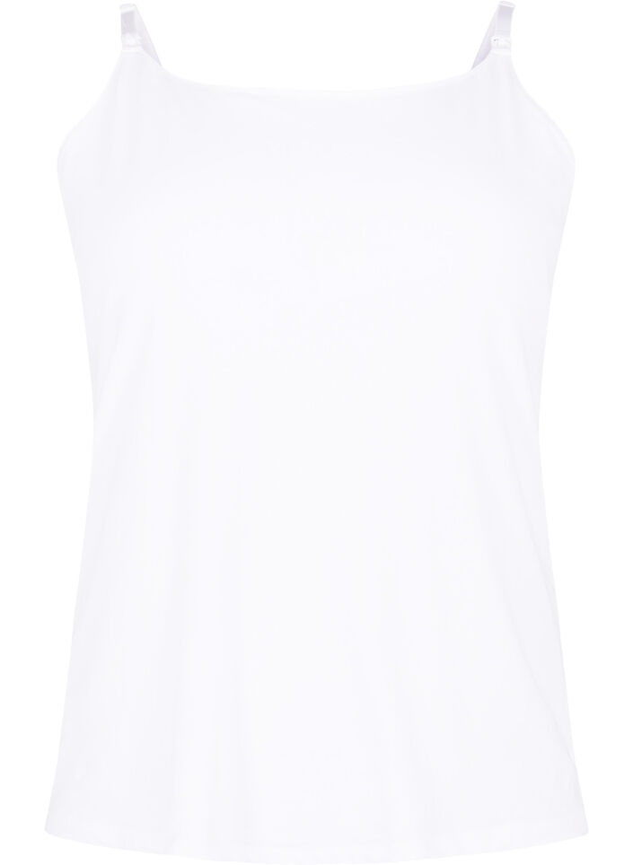 Pregnancy top with breastfeeding function, White, Packshot image number 0