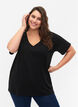 FLASH - 2-pack v-neck t-shirts, Black/Black, Model image number 0
