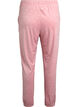 Velour trousers with embossed pattern, Rose, Packshot image number 1