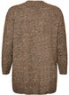 Long cardigan with pockets, Brown, Packshot image number 1