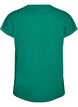 Short-sleeved cotton blend T-shirt, Green, Packshot image number 1