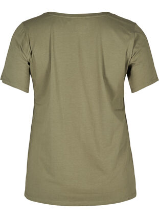 Basic T-shirt, Deep Lichen Green, Packshot image number 1