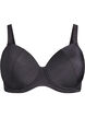 Underwired bikini top with high support, Black, Packshot image number 0