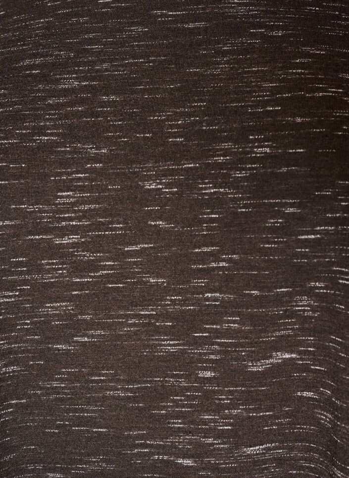 Loose workout t-shirt with short sleeves, Brown, Packshot image number 2