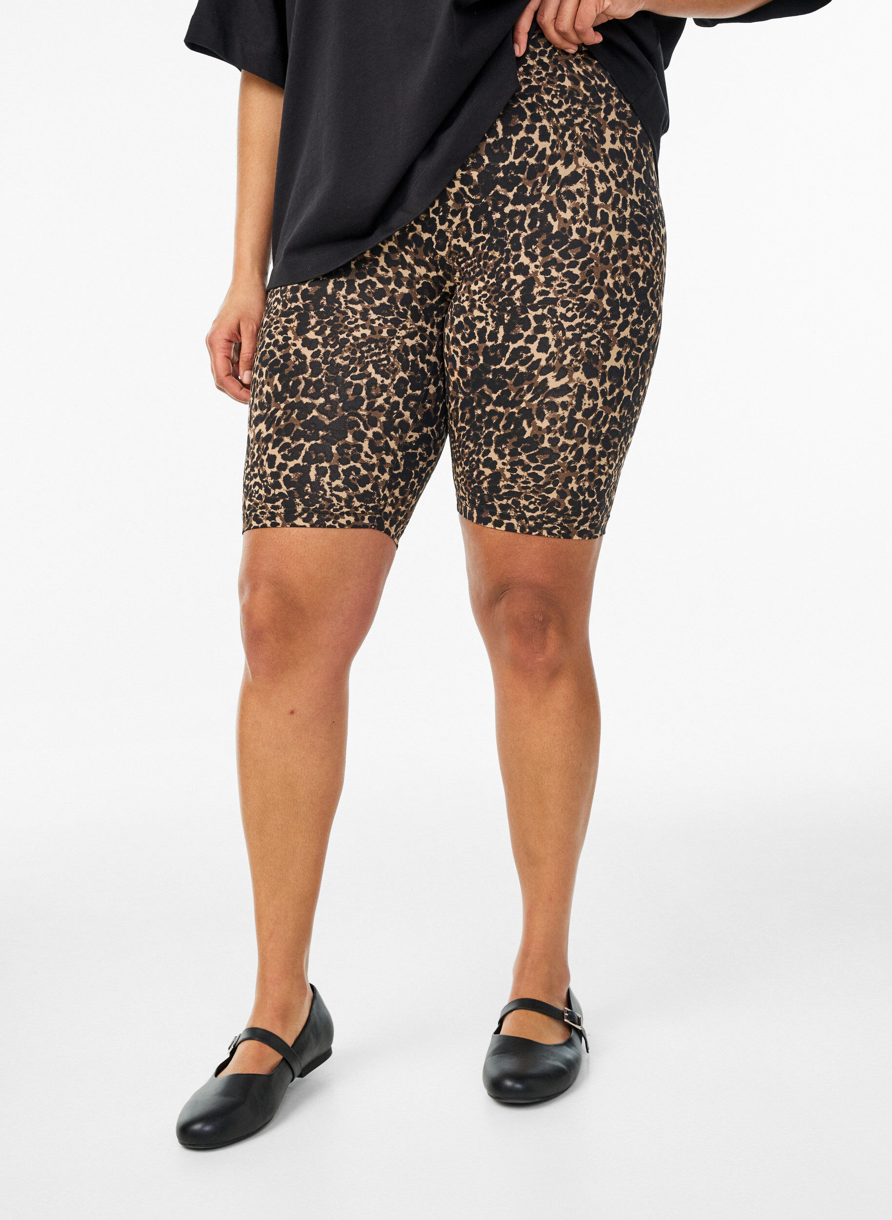 Zizzifashion2-pack cycle shorts, Brown, Model image number 3
