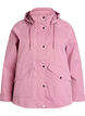 Short spring jacket with a detachable hood, Rose, Packshot image number 0
