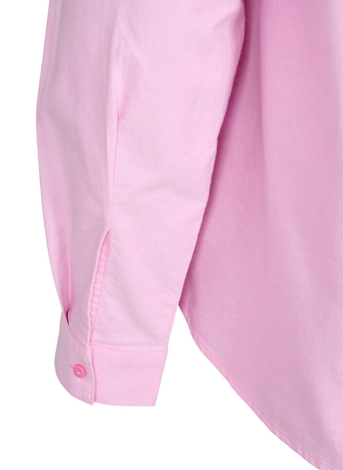 Long-sleeved cotton shirt, Pink, Packshot image number 4