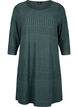 Dress with 3/4 sleeves and striped pattern, Scarab Melange, Packshot image number 0