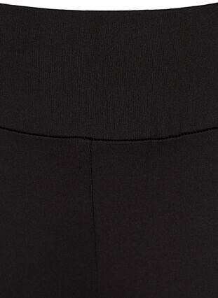 Gym leggings with print and 7/8 length, Black, Packshot image number 2