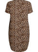 Dress with print and short sleeves, Brown, Packshot image number 1