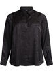 Shirt with tone-on-tone paisley pattern, Black, Packshot image number 0