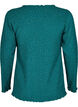 Long-sleeved blouse with rhinestones, Green, Packshot image number 1