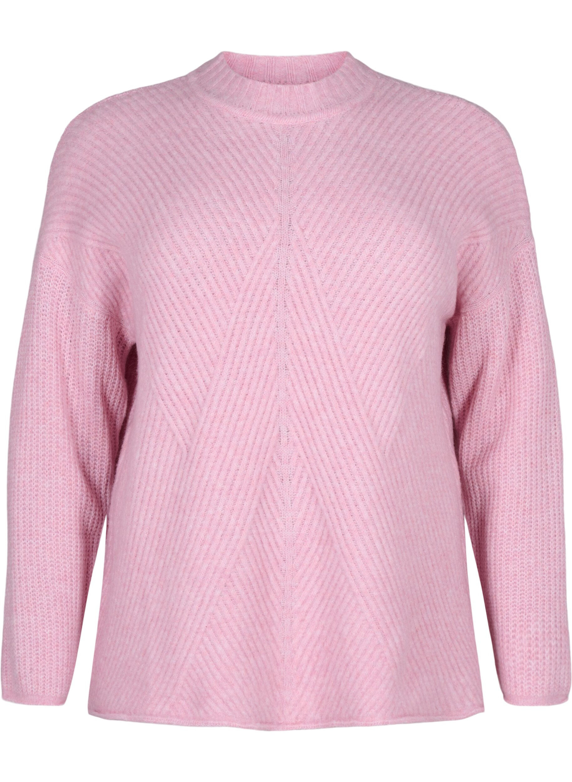 Zizzifashion Jumper with a striped pattern and long sleeves, Corsage Mel., Packshot image number 0