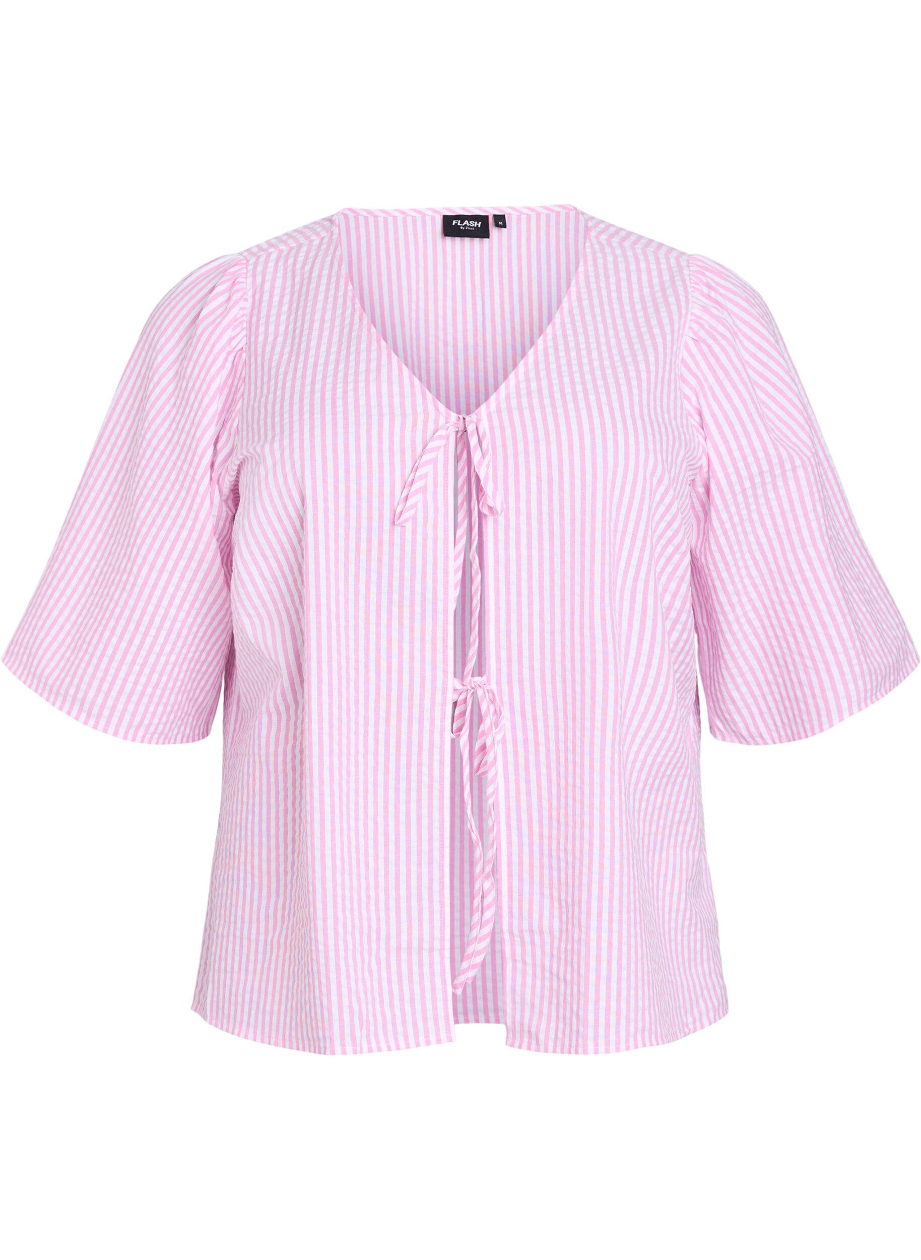 FLASH - Striped blouse with bows