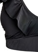 Bikini top with ruffle details, Black, Packshot image number 2