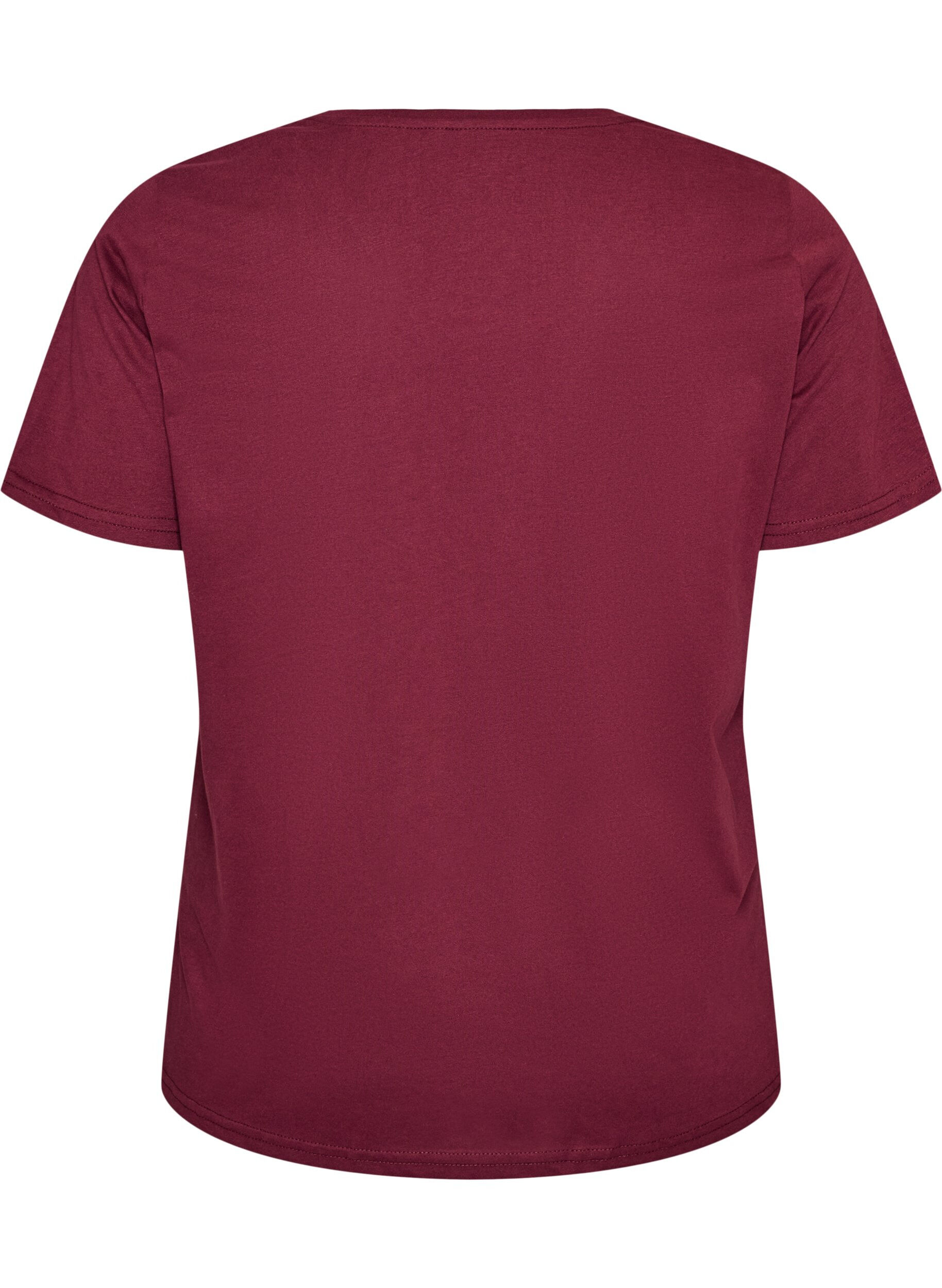 ZizzifashionT-shirt with motif, Red, Packshot image number 1