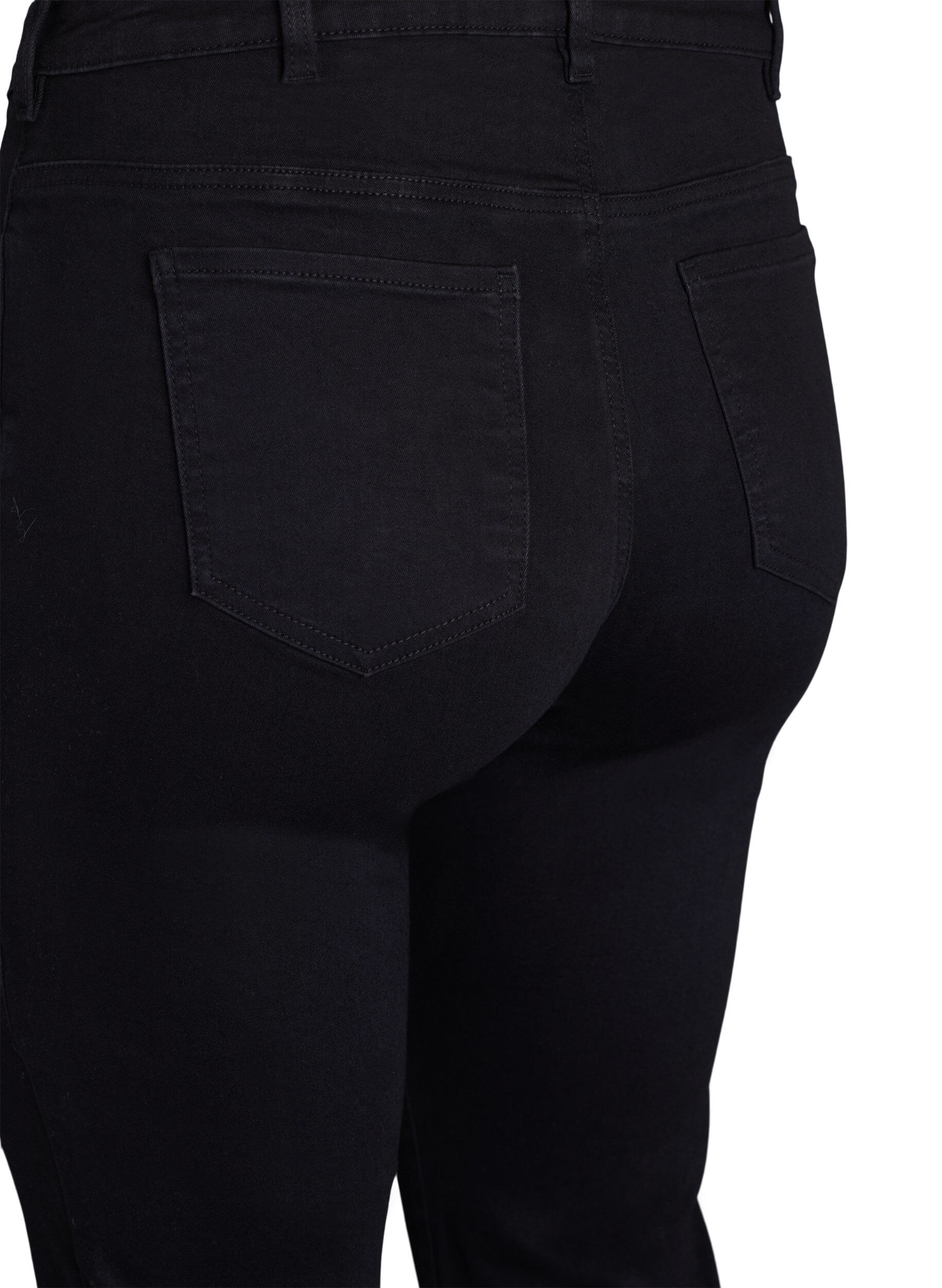 Zizzifashion Slim fit jeans with a regular waist, Black, Packshot image number 3