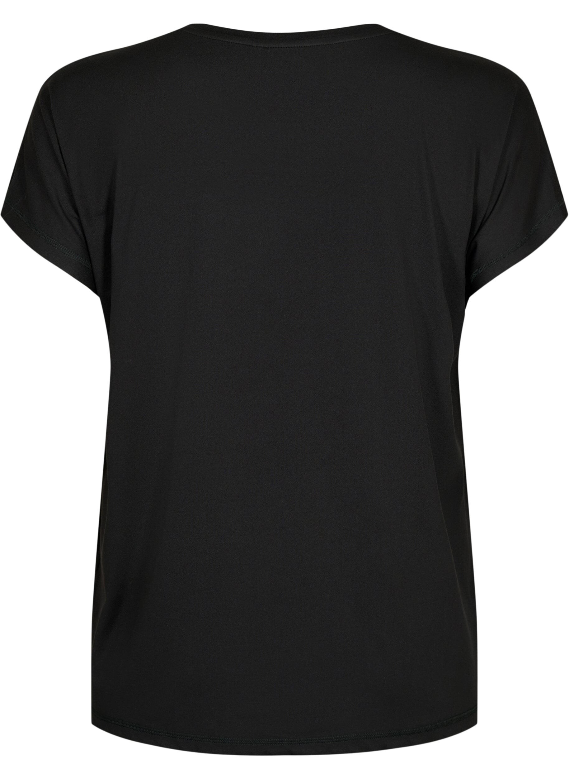 Zizzifashion Training t-shirt with round neck, Black, Packshot image number 1