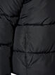 Short puffer jacket with a high collar, Black, Packshot image number 3