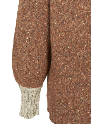 Marled knitted sweater with wool, Mocha Bisque com, Packshot image number 3