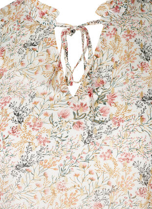 Floral tunic, Gold/ Beige AOP, Packshot image number 2