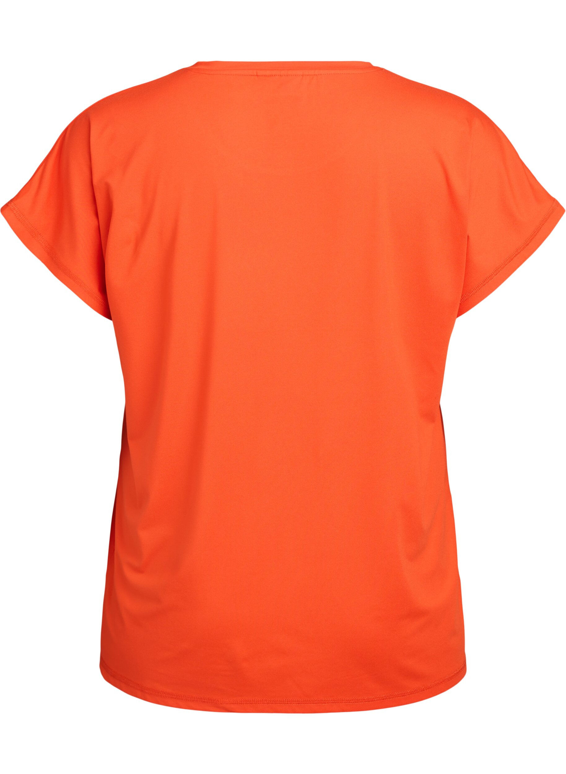 Zizzifashion Solid-coloured training T-shirt, Orange, Packshot image number 1