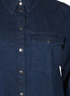 Denim jacket with chest pocket, Unwashed Denim, Packshot image number 2