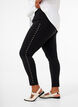 Leggings with eyelets, Black, Model image number 2