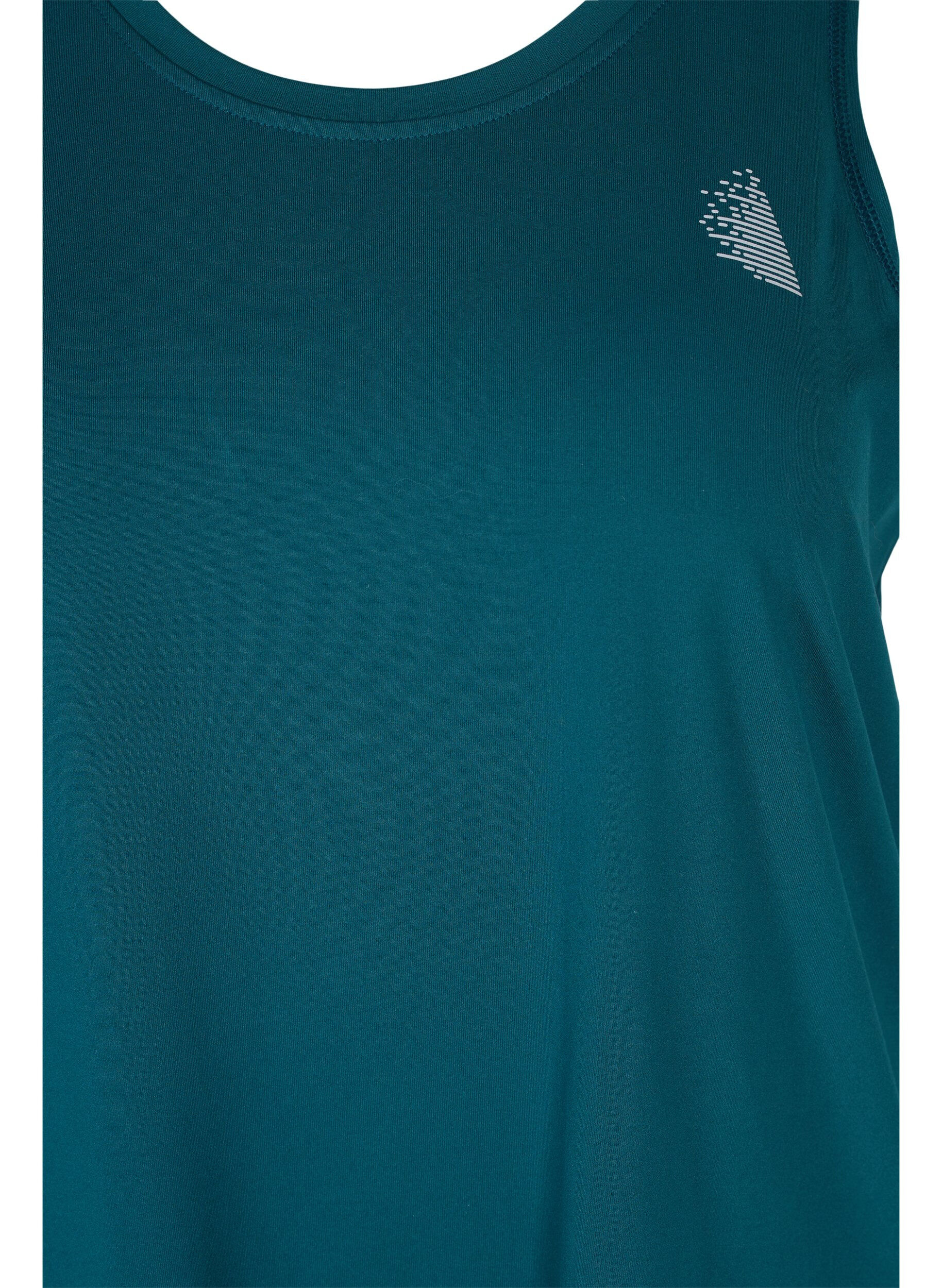 Zizzifashion Solid coloured training top with a round neck, Green, Packshot image number 2