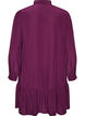 Short shirt dress with ruffle tier, Purple, Packshot image number 1