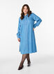 Midi shirt dress in soft lyocell denim, Light Blue, Model image number 0