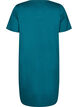 Short-sleeved nightgown in organic cotton, Green, Packshot image number 1