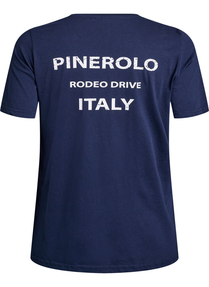 FLASH - T-shirt with print, Blue, Packshot