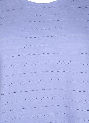Short-sleeved cotton t-shirt, Lavender Violet, Packshot image number 2