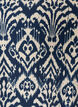 Patterned viscose blouse with 3/4-sleeves, Blue, Packshot image number 2