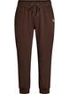 Loose tracksuit trousers with pockets, Brown, Packshot image number 0