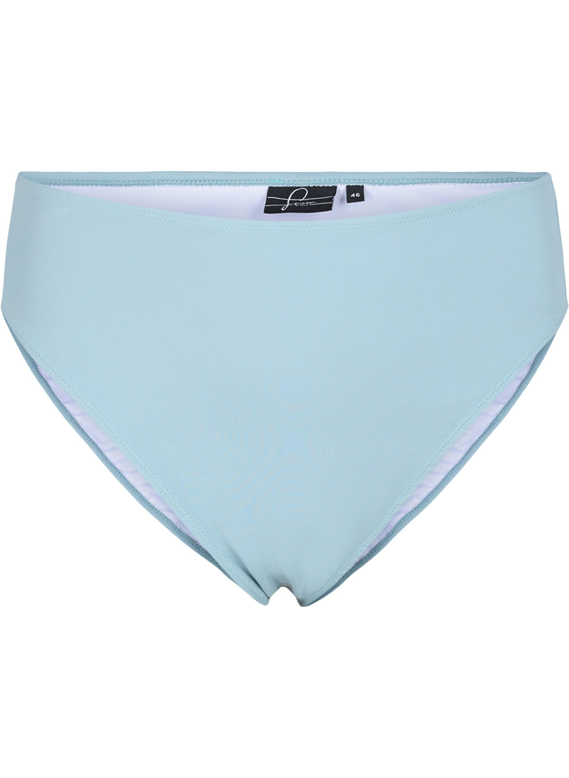 Zizzifashion High-waisted bikini bottoms, Blue, Packshot image number 0